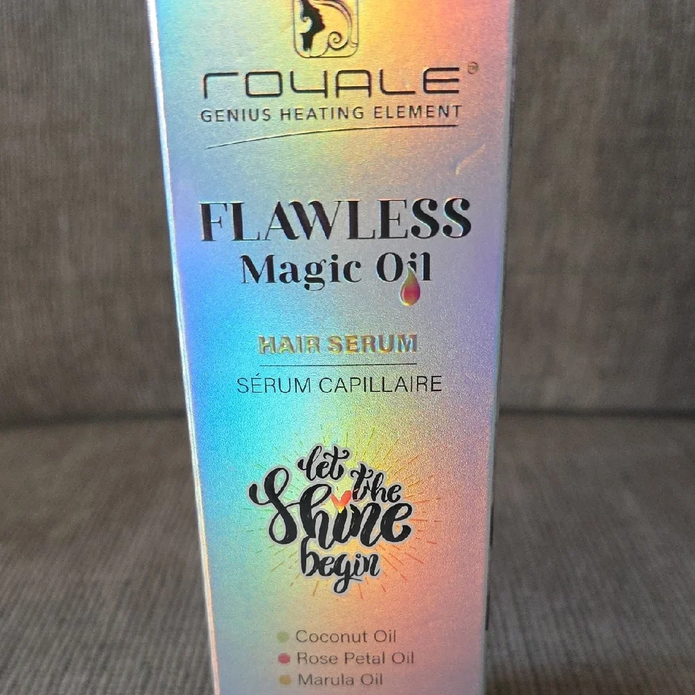Royale Flawless Magic Oil Hair Serum, Keratin Booster, New, 4.06floz.
